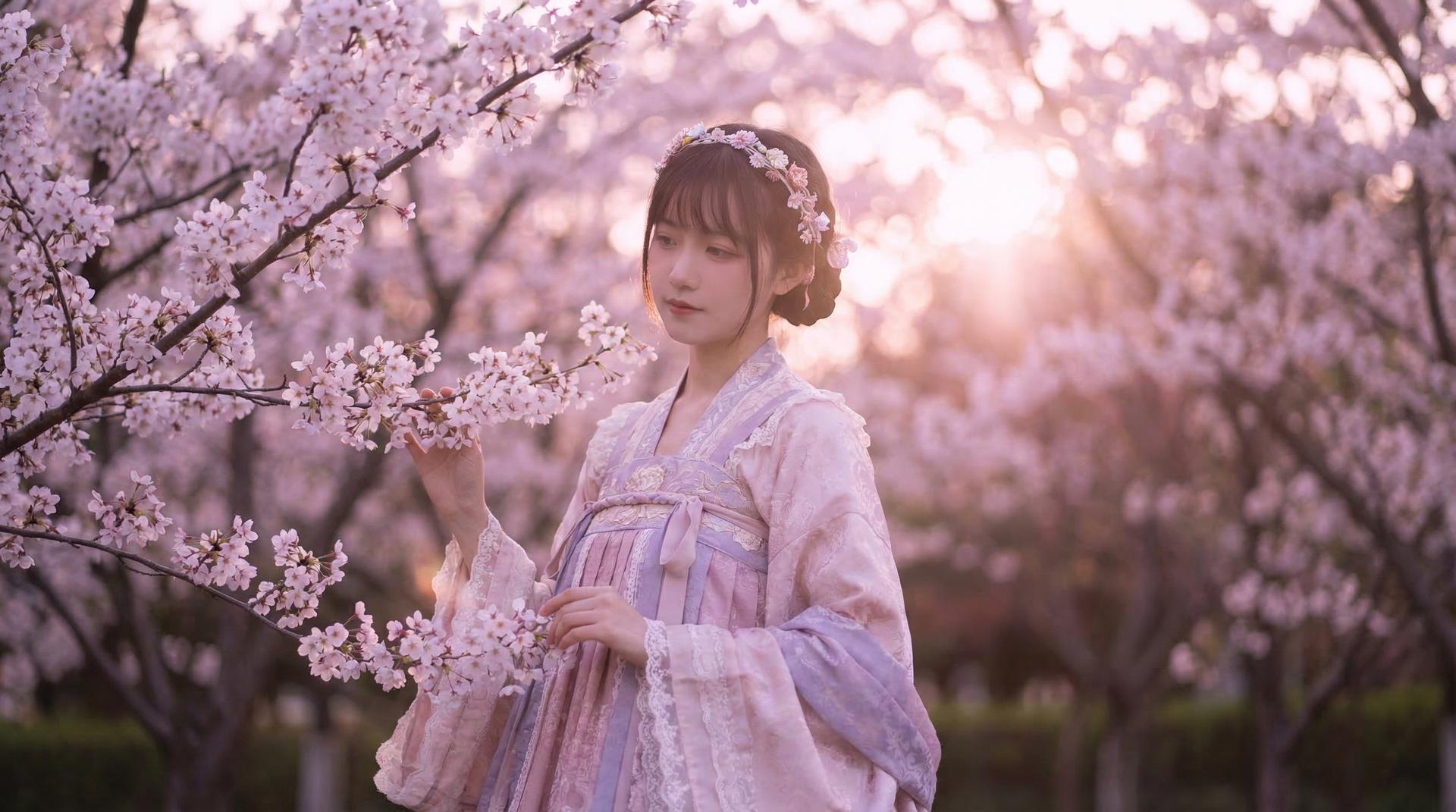 丝瓜视频原创传媒 - 樱花季唯美写真