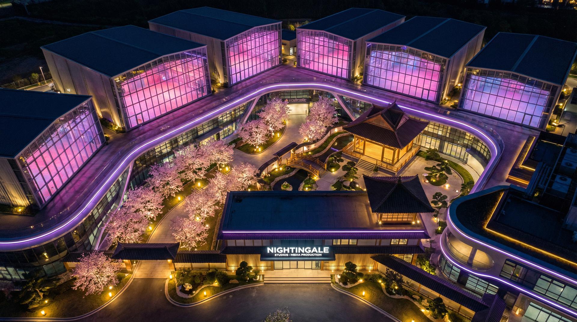 丝瓜视频传媒基地 - 影视制作基地航拍